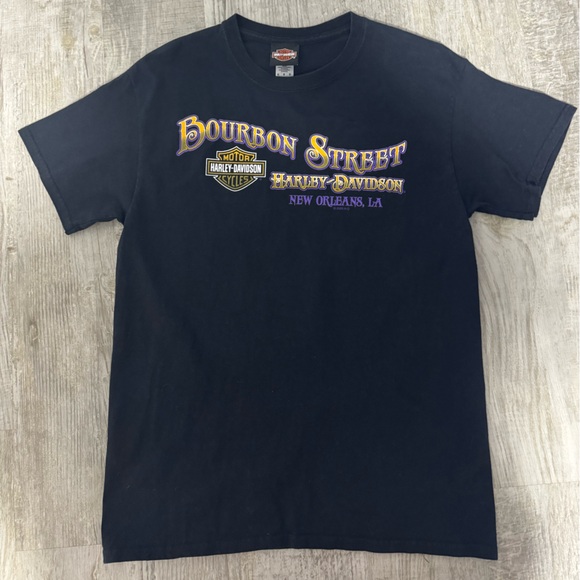 Harley-Davidson Black Bourbon Street Mardi Gras Graphic Tee - Picture 5 of 9